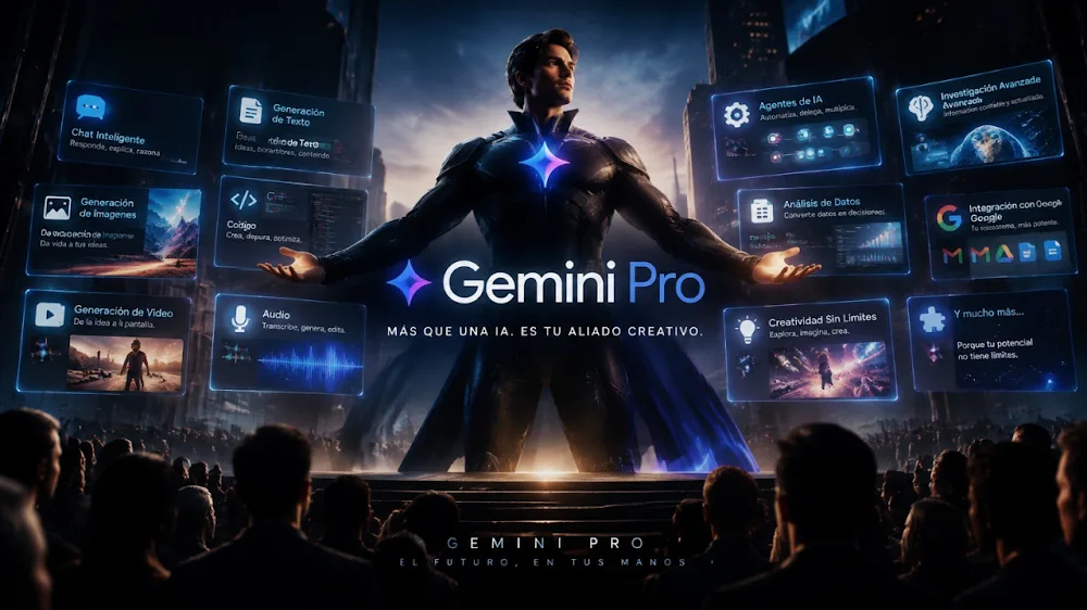 PERFIL GOOGLE GEMINI PRO + 5TB– ACCESO POR 3 MESES